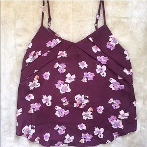 Floral Spaghetti Strap Top